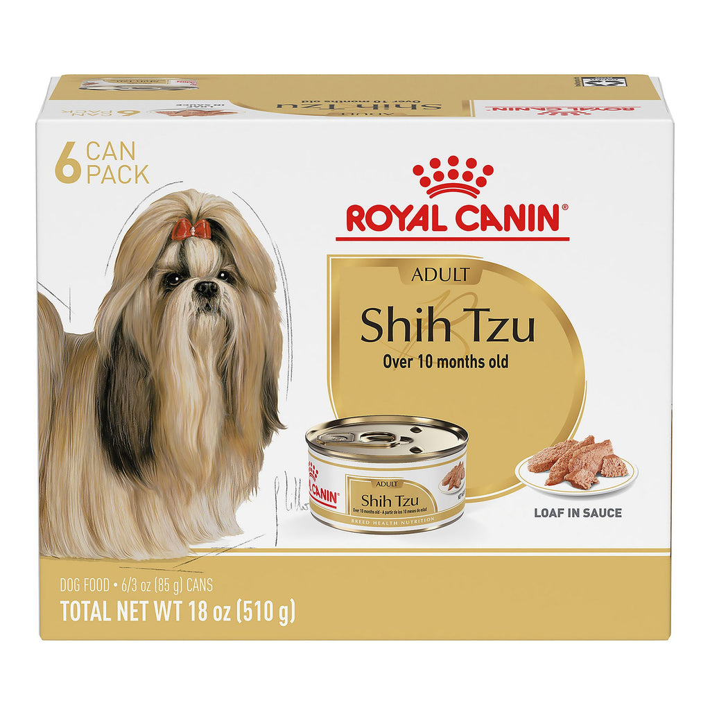 Royal Canin Breed Health Nutrition Shih Tzu Loaf in Sauce Wet Dog Food 85g can