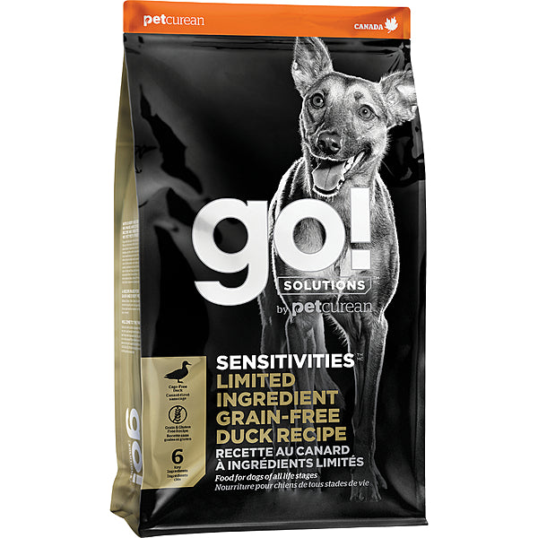 GO! Sensitivities Limited Ingredient Diet Grain-Free Duck Dry Dog Food 22 lb
