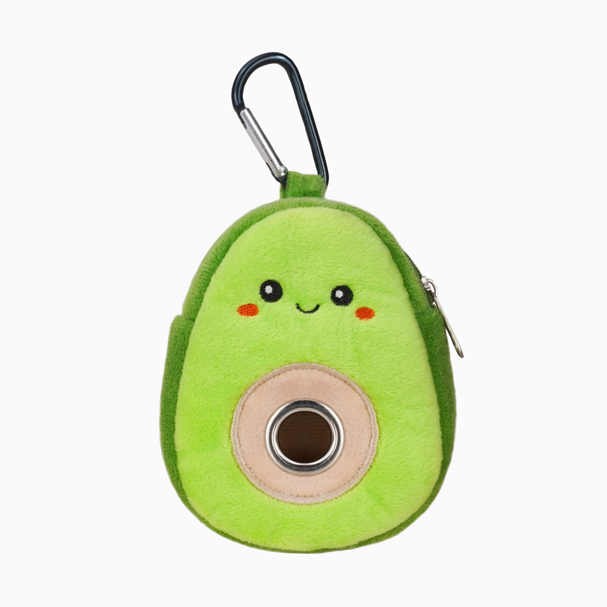 HugSmart Pooch Pouch avocado-shaped plush poop bag holder for dogs