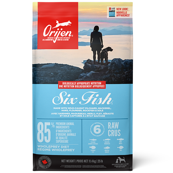 ORIJEN Six Fish Dry Dog Food 11.4 kg