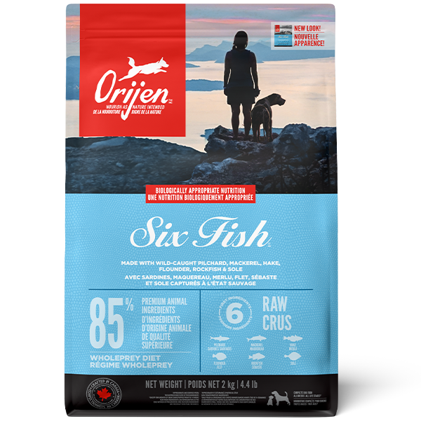 ORIJEN Six Fish Dry Dog Food 2 kg