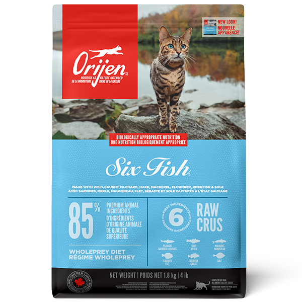 ORIJEN Cat Six Fish Dry Cat Food 1.8 kg