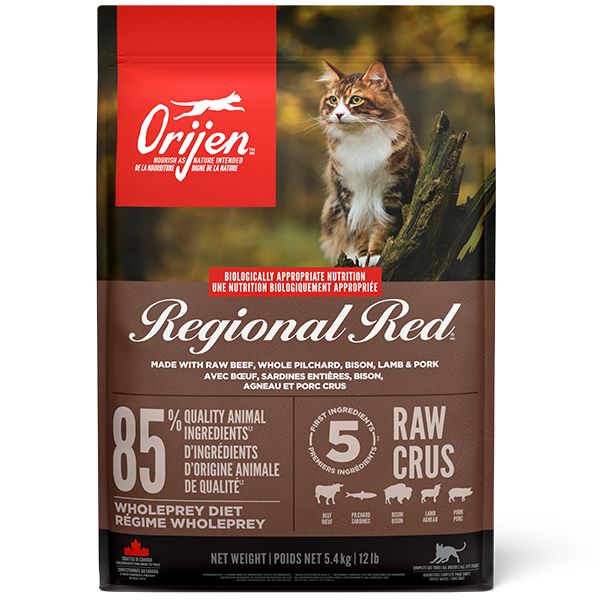 ORIJEN Cat Regional Red Dry Cat Food 5.4 kg