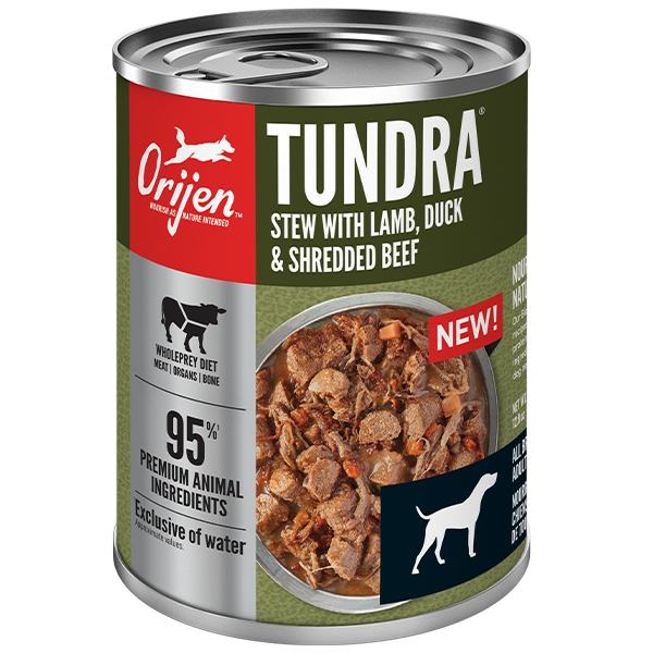 ORIJEN Dog Tundra Stew Wet Dog Food 12 x 363g