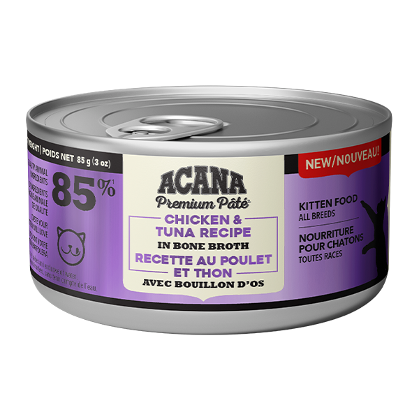 ACANA Kitten Premium Pâté Chicken & Tuna in Bone Broth 24 x 85g