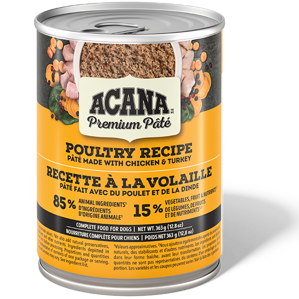 ACANA Premium Pâté Poultry Wet Dog Food (12 x 363 g)
