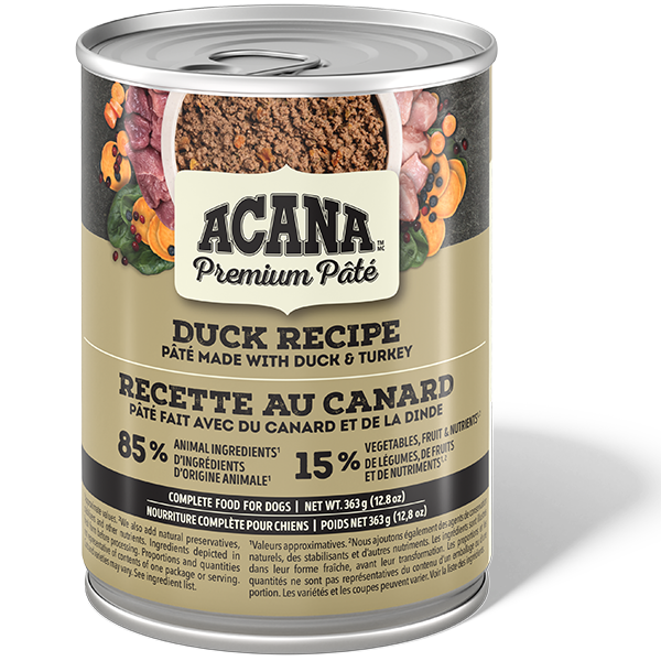 ACANA Premium Pâté Duck Wet Dog Food (12 x 363 g)