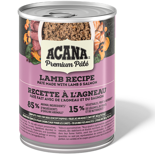 ACANA Premium Pâté Lamb Wet Dog Food (12 x 363 g)