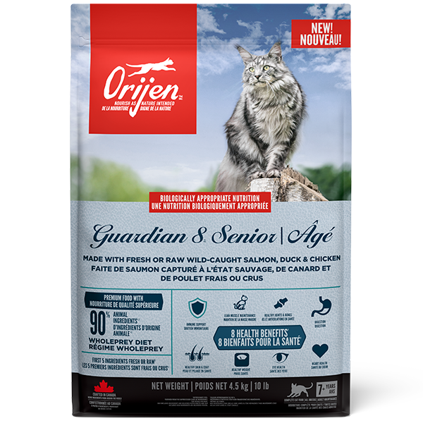 ORIJEN Guardian 8 Senior Dry Cat Food 4.5 kg