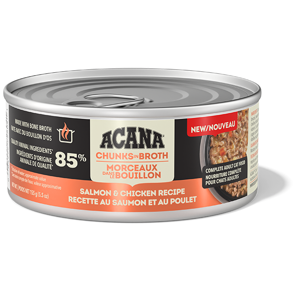 ACANA Chunks in Broth Salmon & Chicken (12 x 155g)
