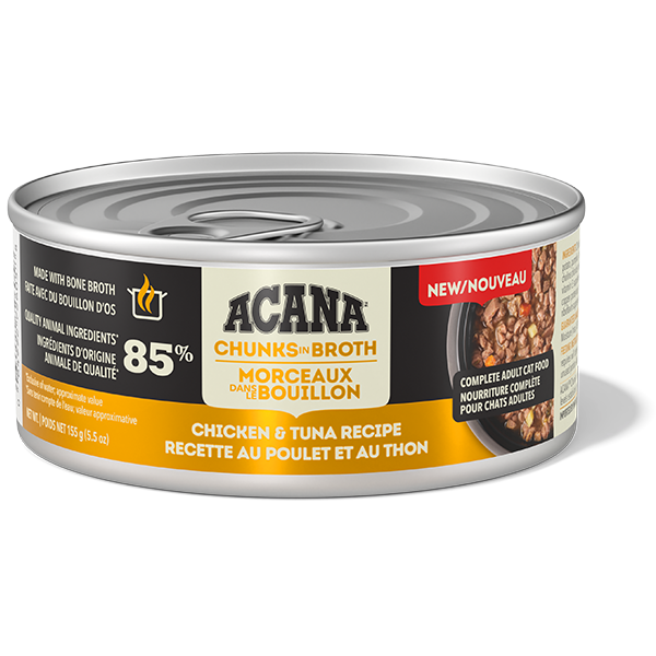 ACANA Chunks in Broth Chicken & Tuna (12 x 155g)