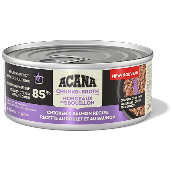 ACANA Premium Chunks Chicken & Salmon Entrée — Kitten (12 x 155g)