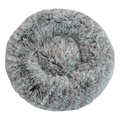 Gooeez Luxury Round Plush Pet Bed Small in Beige
