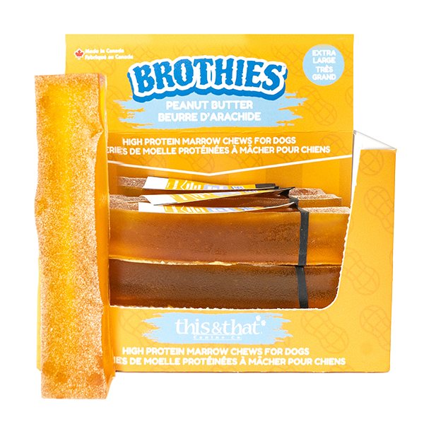 This & That Brothies Peanut Butter Long-Lasting Chew for Dogs – Extra Large (100 g)