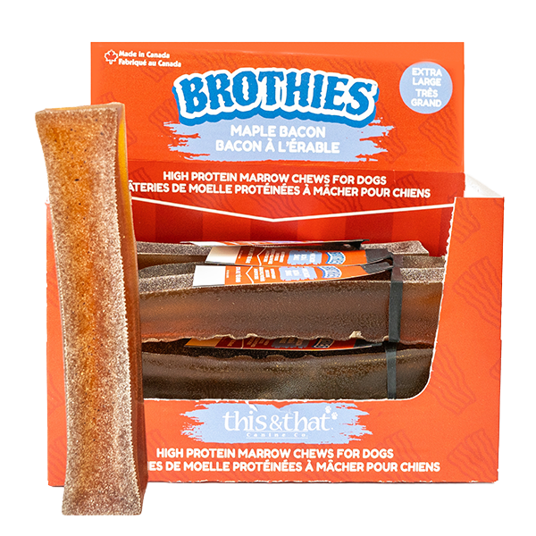 This & That Brothies Maple Bacon Long-Lasting Chew for Dogs – Extra Large (100 g)