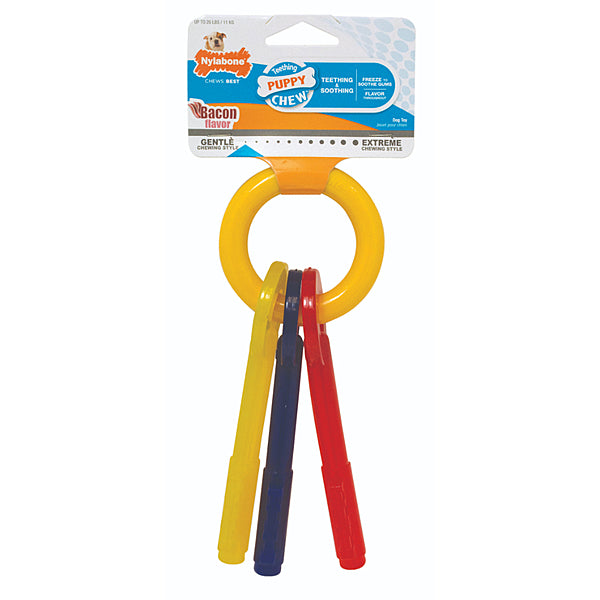 Nylabone Puppy Teething Keys Chew Toy – Regular