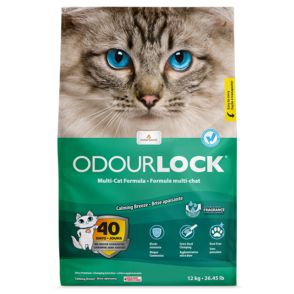 Intersand - OdourLock Cat Litter Calming Breeze 12kg
