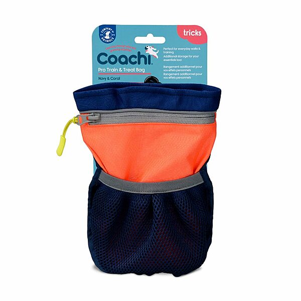 Coachi - Tricks Train & Treat Bag Navy & Coral (DISC)