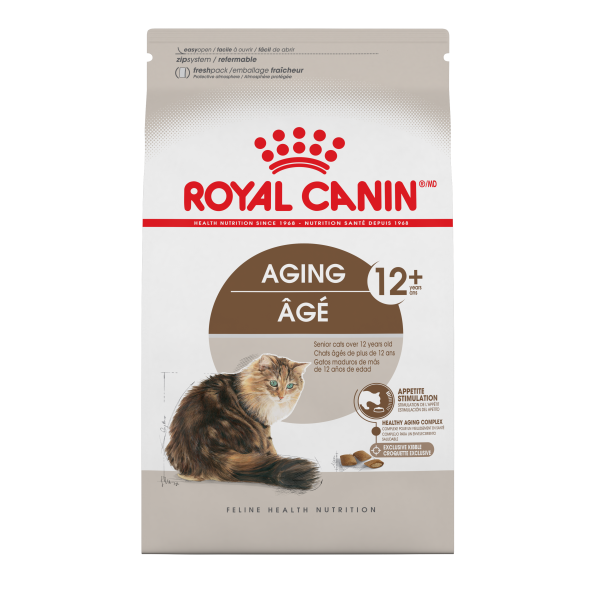 Royal Canin Feline Health Nutrition Aging 12+ Loaf in Sauce Wet Cat Food 6 lb