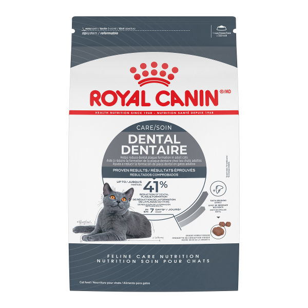 Royal Canin Feline Care Nutrition Dental Care Dry Cat Food 3 lb