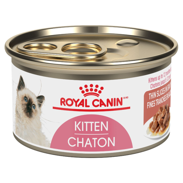 Royal Canin Feline Health Nutrition Kitten Thin Slices in Gravy 24 x 85g
