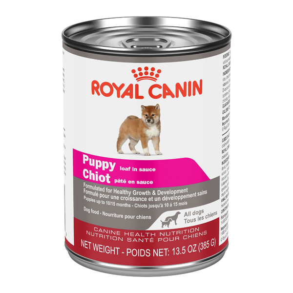 Royal Canin Canine Health Nutrition Puppy Loaf in Sauce Wet Dog Food 12 x 385g