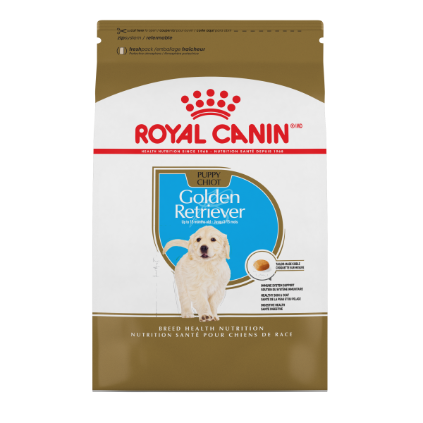 Royal Canin Breed Health Nutrition Golden Retriever Puppy Dry Dog Food 30 lb