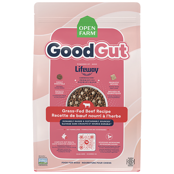 Open Farm GoodGut Grass-Fed Beef Dry Dog Food 3.5 lb