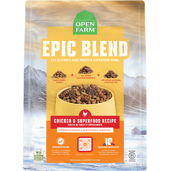 Open Farm - Dog Epic Blend Chicken & Superfood 18 lb