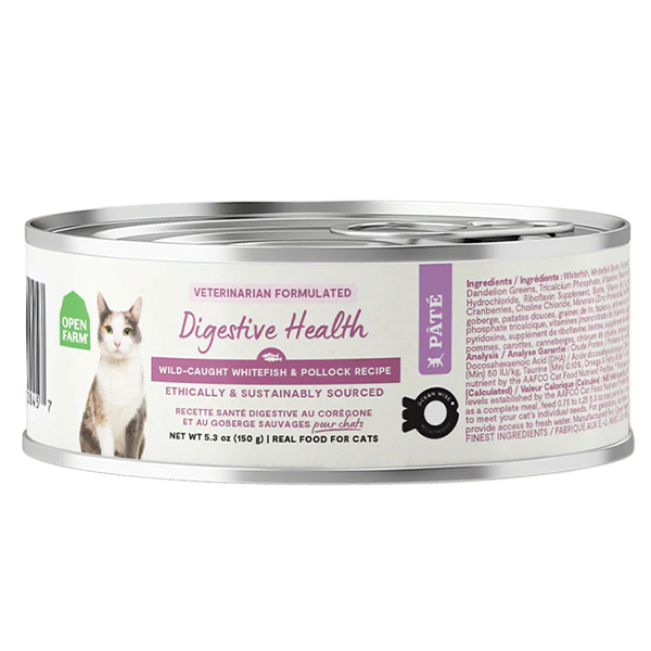 Open Farm - Cat Digestive Health Whitefish & Pollock 12/5.3oz