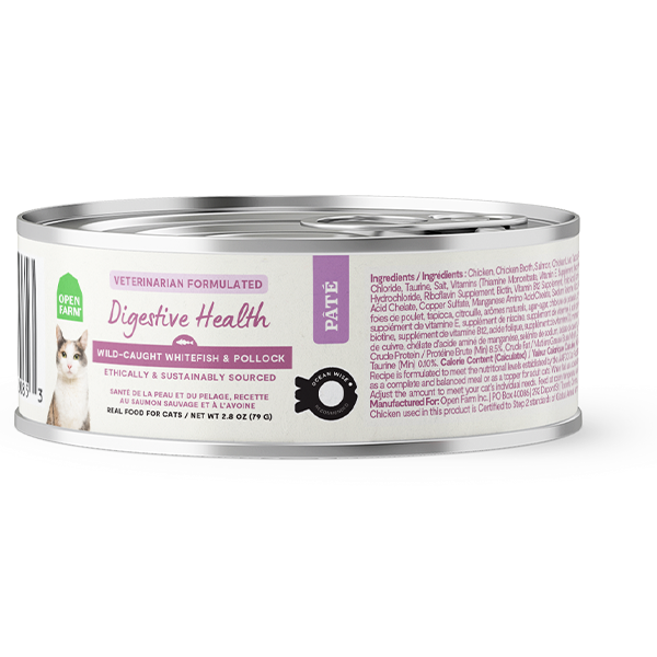 Open Farm - Cat Digestive Health Whitefish & Pollock 18/2.8oz