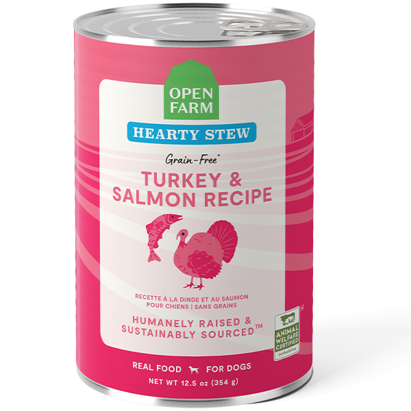 Open Farm - Dog Hearty Stew Turkey&Salmon 12/12.5oz