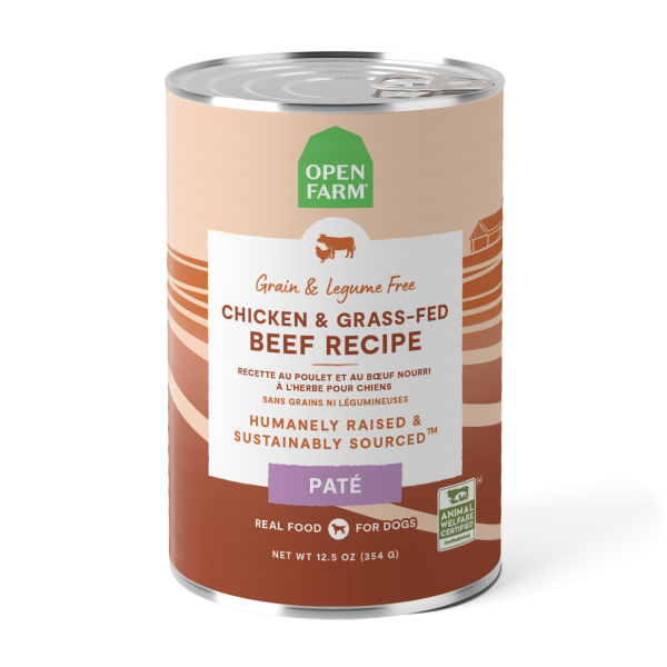 Open Farm - Dog Chicken & Grass-Fed Beef 12/12.5 oz