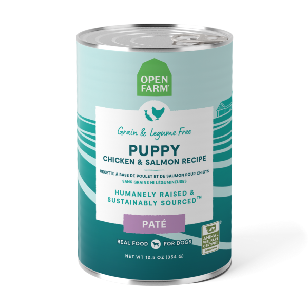 Open Farm - Dog Puppy Chicken & Salmon 12/12.5 oz