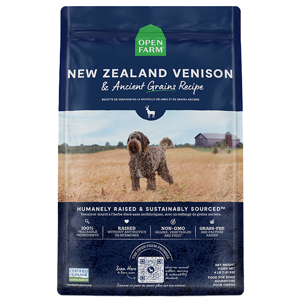 Open Farm - Dog Ancient Grain New Zealand Venison 4 lb