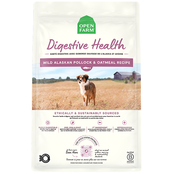 Open Farm - Dog Functional DigestiveHealth Pollock&Oatml 22lb