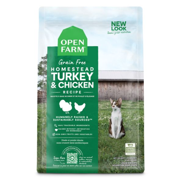 Open Farm - Cat Homestead Turkey & Chicken 2 lb