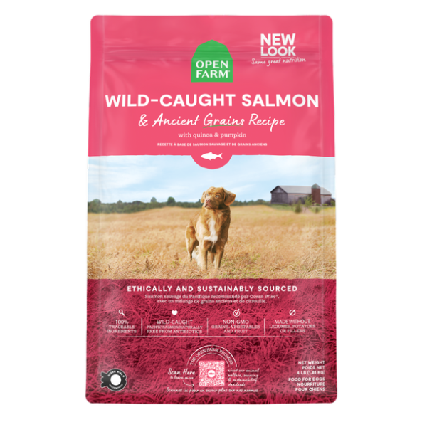 Open Farm - Dog Ancient Grain Wild Salmon 4 lb