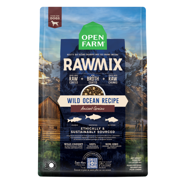 Open Farm - Dog RawMix Ancient Grain Wild Ocean 20 lb