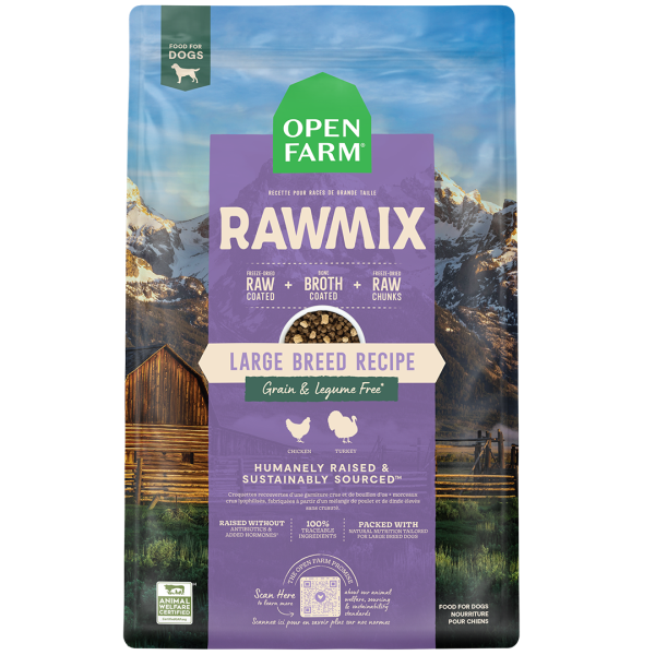 Open Farm - Dog RawMix GF Large Breed Chk&Trky 20lb