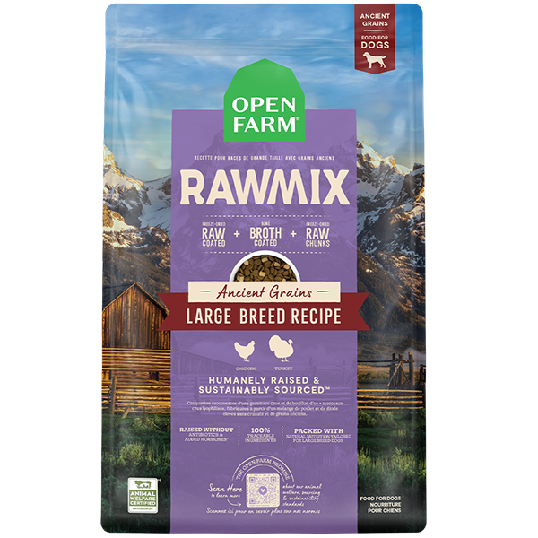 Open Farm - Dog RawMix Ancient Grain Large Breed Chk&Trky 20lb