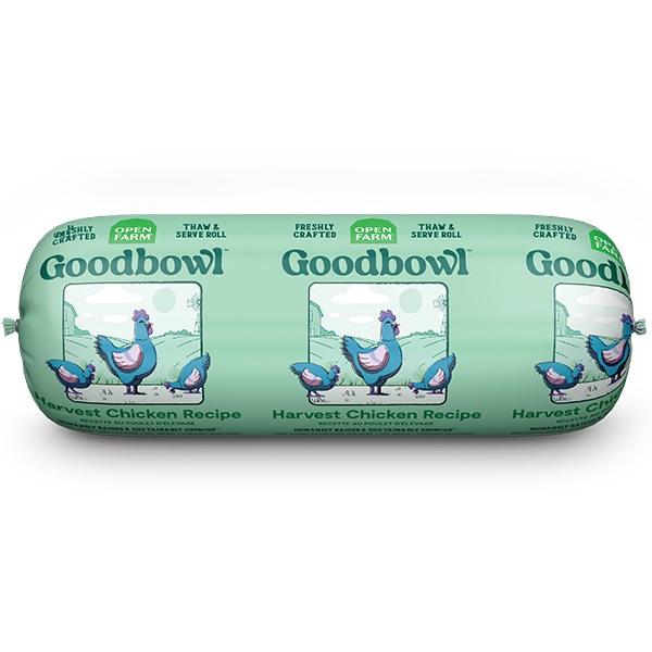 Open Farm - Dog Goodbowl Roll Harvest Chicken 6/28oz
