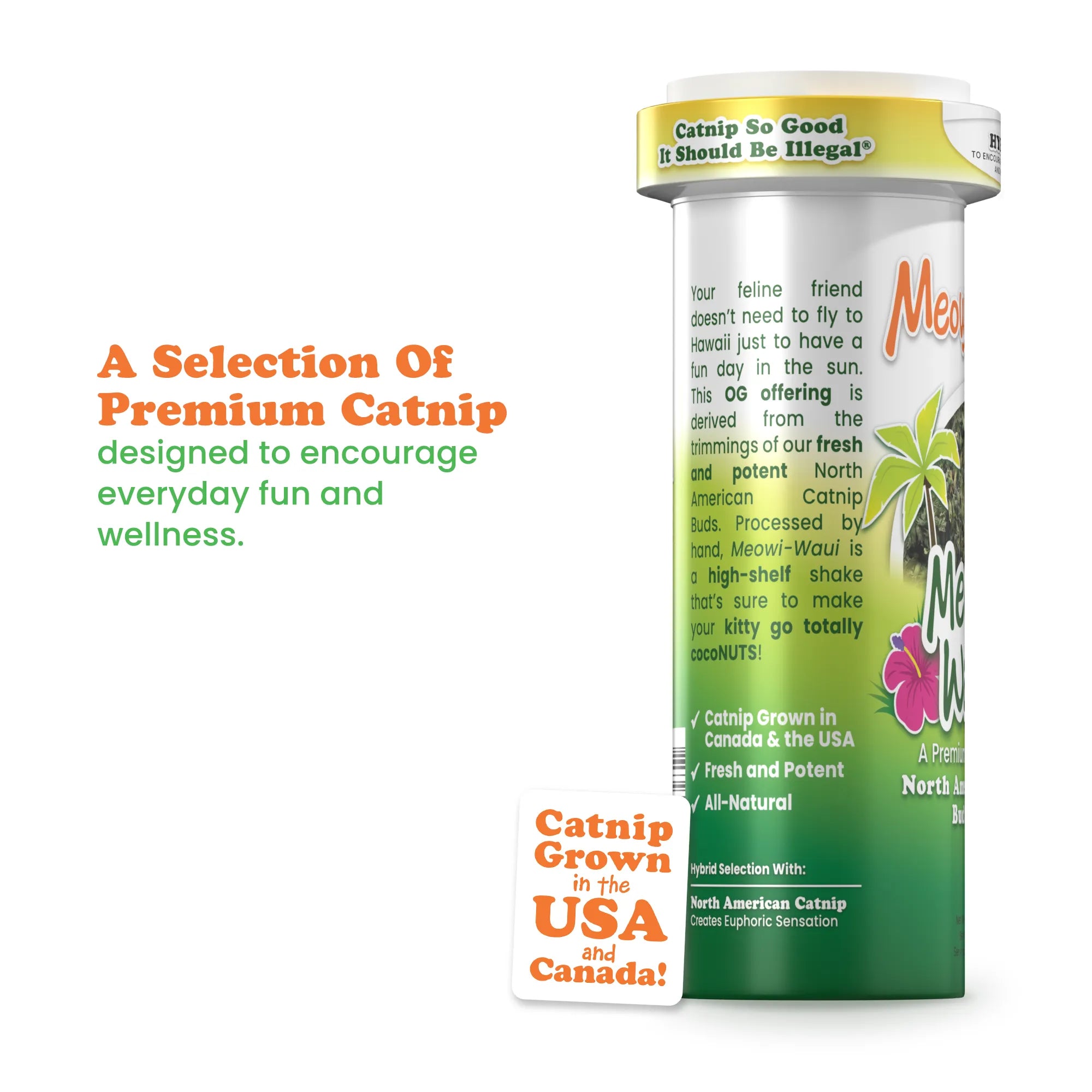 Meowijuana Meowi Waui Catnibas Shake catnip for cats
