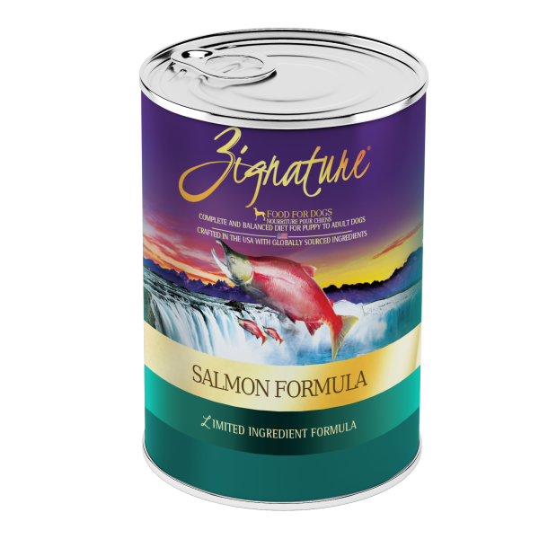 Zignature Limited Ingredient Dog Food – Salmon Pâté (13 oz, Case of 12)