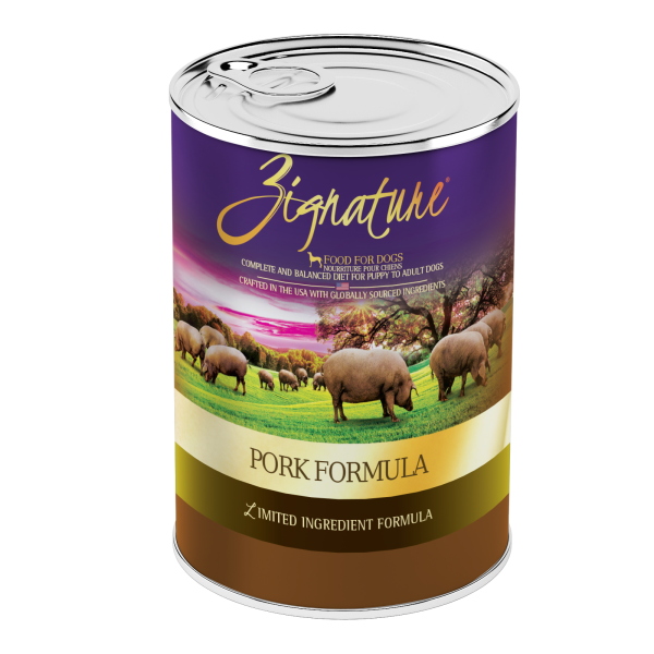 Zignature Limited Ingredient Dog Food – Pork Pâté (13 oz, Case of 12)