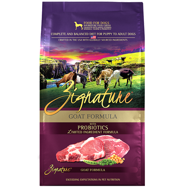 Zignature Limited Ingredient Diet Goat Dry Dog Food 4 lb