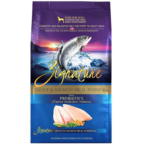 Zignature Limited Ingredient Diet Trout & Salmon Formula Dry Dog Food 4 lb