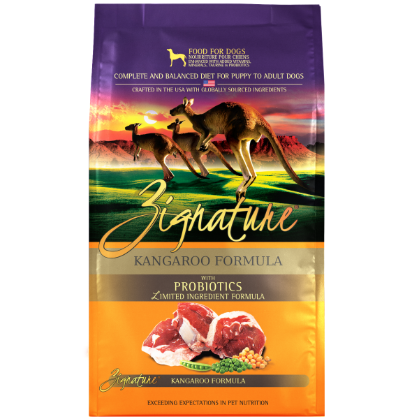 Zignature Limited Ingredient Diet Kangaroo Formula Dry Dog Food 4 lb