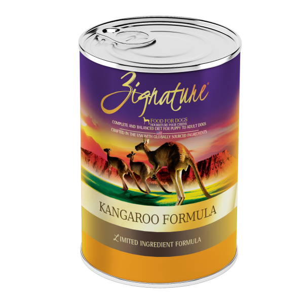 Zignature Limited Ingredient Dog Food – Kangaroo Pâté (13 oz, Case of 12)
