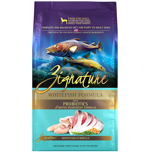 Zignature Limited Ingredient Diet Whitefish Formula Dry Dog Food 4 lb